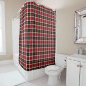 Traditionele Macpherson Clan Plaid Tartan Douchegordijn (In situ)