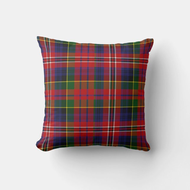Traditionele MacPherson Tartan Pset Pillow Kussen (Voorkant)