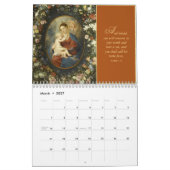 Traditionele Madonna en kind kerstcadeau Kalender (Mar 2027)