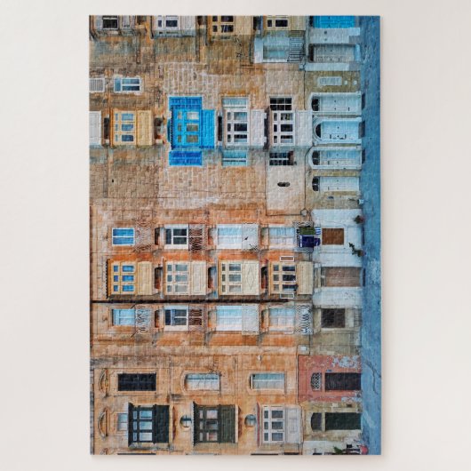 Traditionele Maltese Balconies Valletta Malta Legpuzzel (Verticaal)