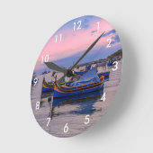 Traditionele Maltese boten in Marsaxlokk Ronde Klok (Hoek)