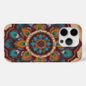 Traditionele Mandala Art iPhone 15 Pro Hoesje – Et (Achterkant (horizontaal))