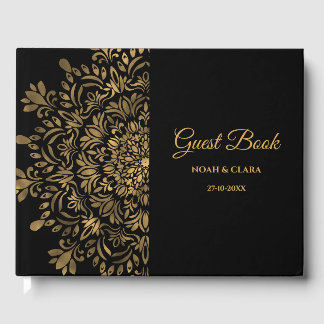 Traditionele mandala klassieke elegante luxe art d gastenboek