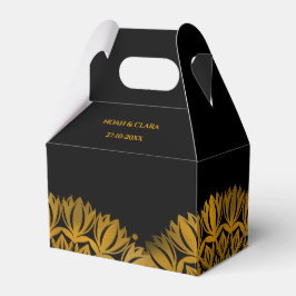 Traditionele mandala klassieke elegante luxe bruil bedankdoosjes