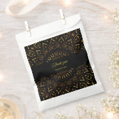 Traditionele mandala klassieke elegante luxe bruil bedankzakje (Geknipt)