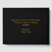 Traditionele mandala klassieke elegante luxe bruil gastenboek (Achterkant)