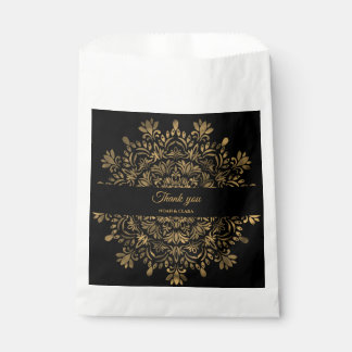 Traditionele mandala klassieke elegante luxe trouw bedankzakje