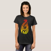 Traditionele Maori Hei matau haak T-shirt (Voorkant volledig)