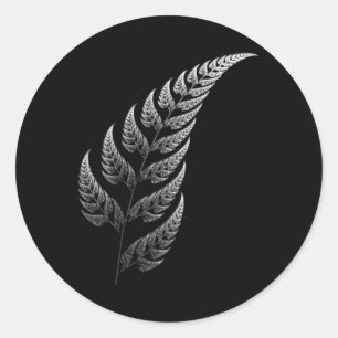 Traditionele Maori-stam-tatoeage. Nieuw-Zeeland. A Ronde Sticker