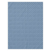 Traditionele marineblauw-kerstbomen en rendieren tafelkleed (Voorkant)