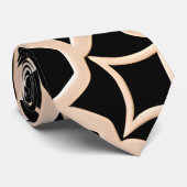 Traditionele Marokkaanse Textuur Beige Modern Patr Stropdas (Opgerold)