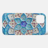 Traditionele Marokkaanse turquoise Blue, white, za Case-Mate iPhone Case (Achterkant (horizontaal))