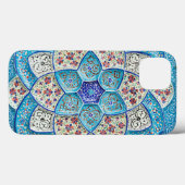 Traditionele Marokkaanse turquoise Blue, white, za Case-Mate iPhone Case (Achterkant (horizontaal))