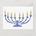 Traditionele Menorah Briefkaart<br><div class="desc">Traditionele Menorah</div>