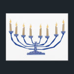 Traditionele Menorah Briefkaart<br><div class="desc">Traditionele Menorah</div>
