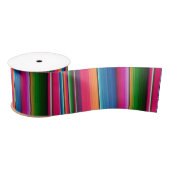 Traditionele Mexicaanse Blanket Fiesta Stripes Ser Satijnen Lint (Spoel)