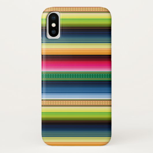 Traditionele Mexicaanse Blanket Serape Case-Mate iPhone Case (Achterkant)