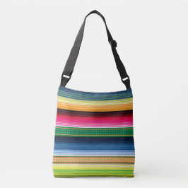 Traditionele Mexicaanse Blanket Serape Crossbody Tas