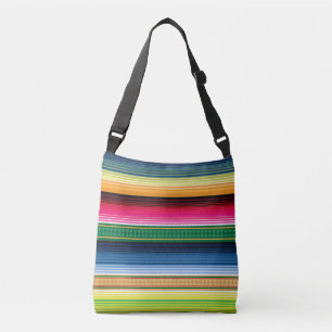 Traditionele Mexicaanse Blanket Serape Crossbody Tas