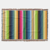 Traditionele Mexicaanse Blanket Serape Deken (Voorkant)