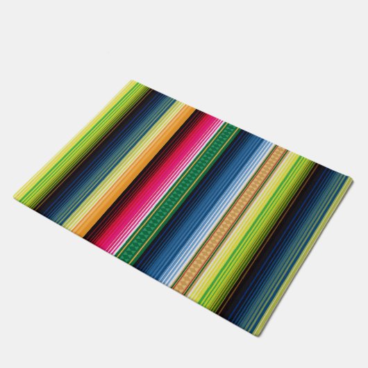 Traditionele Mexicaanse Blanket Serape Deurmat (Schuin)