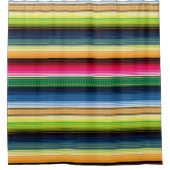 Traditionele Mexicaanse Blanket Serape Douchegordijn (Voorkant)