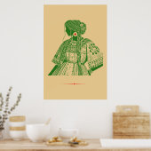 Traditionele Mexicaanse kledij Poster (Keuken)