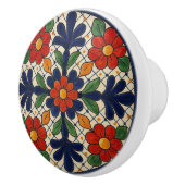 Traditionele Mexicaanse Talavera Floral Keramische Keramische Knop (Rechts)
