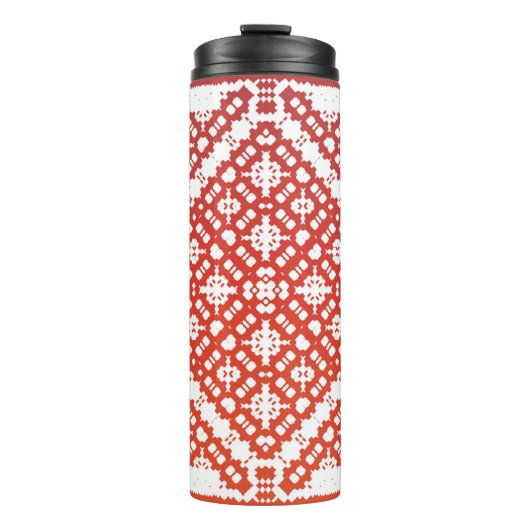 Traditionele  mexicaanse talavera. Modern ontwerp Thermosbeker (Voorkant)