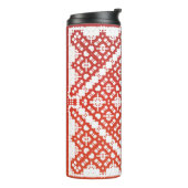 Traditionele  mexicaanse talavera. Modern ontwerp Thermosbeker (Gedraaid links)