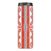 Traditionele  mexicaanse talavera. Modern ontwerp Thermosbeker (Achterkant)