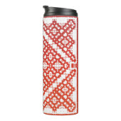 Traditionele  mexicaanse talavera. Modern ontwerp Thermosbeker (Geroteerd rechts)