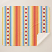 Traditionele Mexicaanse tapebanket Sherpa Deken (Voorkant (horizontaal))