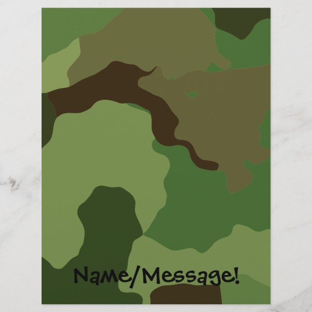 Traditionele militaire camouflage (Voorkant)