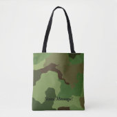 Traditionele militaire camouflage tote bag (Voorkant)