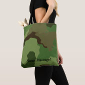 Traditionele militaire camouflage tote bag (Dichtbij)
