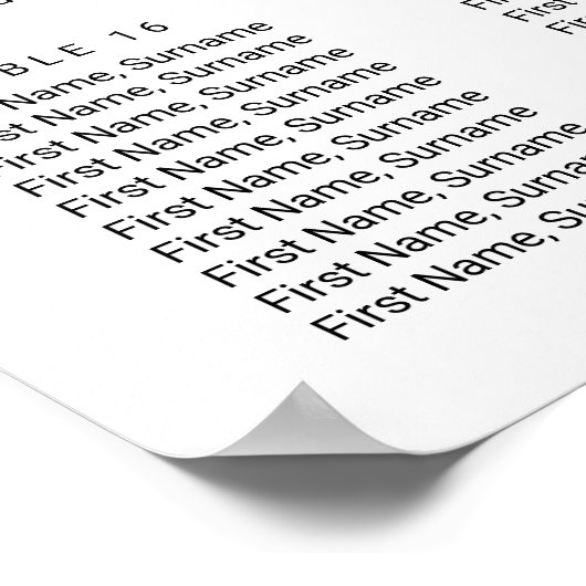 Traditionele minimalistische eenvoudige zwarte bru poster (Hoek)