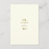 Traditionele moderne trouw RSVP kaart (Achterkant)