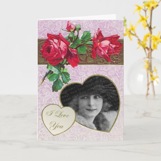 Traditionele Moederdag-Kaart Kaart (Gele Bloem)