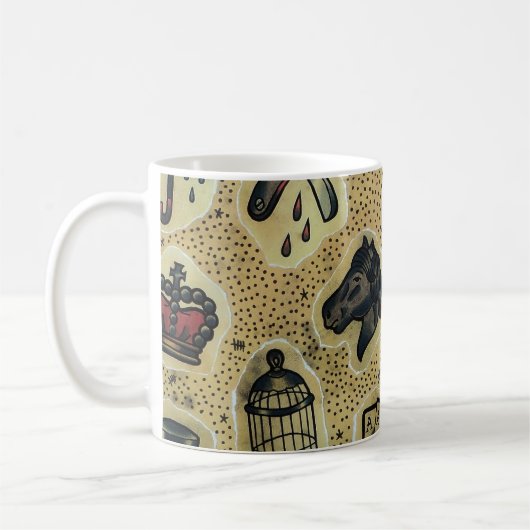 Traditionele mok tattoo flash (Links)