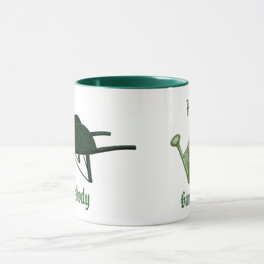 Traditionele mok voor tuinbouw in  stijl (Midden)