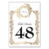 Traditionele Monogram Crest Classic Elegante Bruil Kaart (Achterkant)