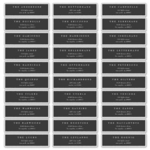 Traditionele Monogram Zwart Crest Klassieke Bruilo Sticker