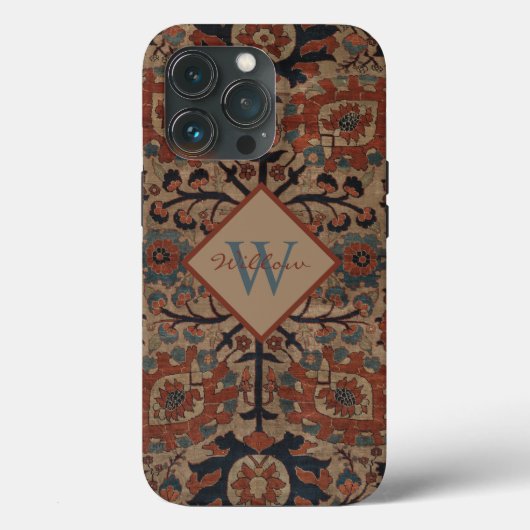 Traditionele monogrammen oost-Perzisch Patroon Case-Mate iPhone Case (Achterkant)