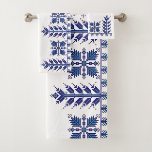 Traditionele Motif, Roemeens traditioneel Motif T- Bad Handdoek (Insitu)