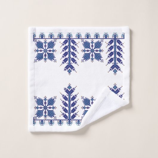 Traditionele Motif, Roemeens traditioneel Motif T- Bad Handdoek (Wasdoekje)
