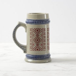 Traditionele Motif, Roemeens traditioneel Motif T- Bierpul