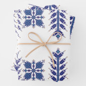 Traditionele Motif, Roemeens traditioneel Motif T- Inpakpapier Vel (In situ)