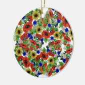 Traditionele Motif, Roemeens traditioneel Motif T- Keramisch Ornament (Links)