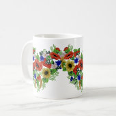 Traditionele Motif, Roemeens traditioneel Motif T- Koffiemok (Voorkant links)